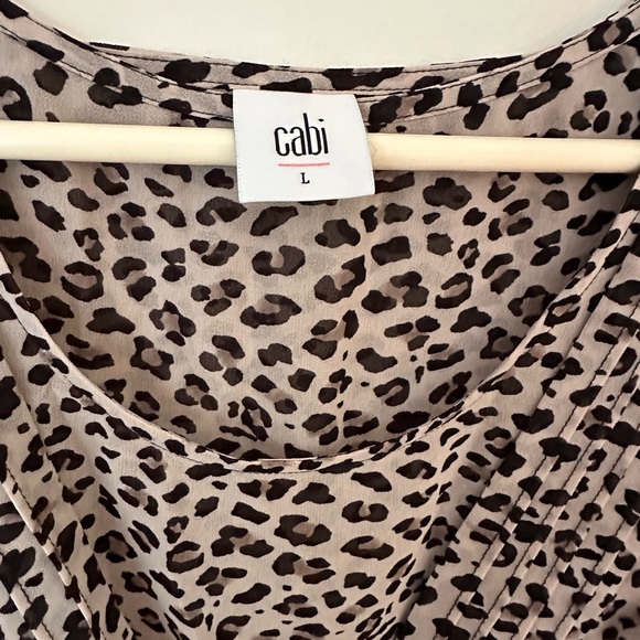 Cabi blouse, animal print, grey/black, size L - Picture 3 of 3